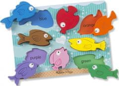 TWM puzzle Chunky Colorful Fish junior wood 8 kusů