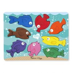 TWM puzzle Chunky Colorful Fish junior wood 8 kusů