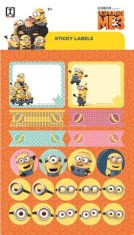 TWM arch samolepek Minions junior 19 x 11 cm žlutý papír