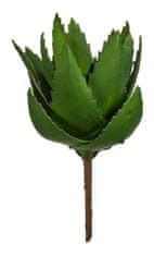 TWM Umělá rostlina Aloe Vera 14 x 25 cm zelená/hnědá