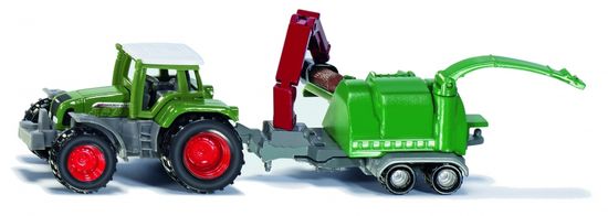 TWM Traktor Fendt Favorit 926 se zeleným drtičem Jenz (1675)