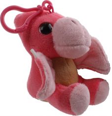 TWM Klíčenka Sparkle EyeDino se zapínáním na růžovou 12 cm západku