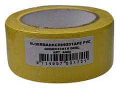 TWM Páska na značení podlah 50 mm x 33 m PVC žlutá