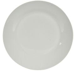 TWM jídelní talíř 24,4 cm z bílého porcelánu