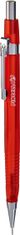 TWM Tužka HB 0,5 x 60 mm červená 14 ks