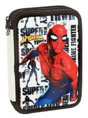 TWM Penál Spider-Man junior 18 x 15 x 4 cm polyester 27 kusů