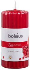 TWM Vonná svíčka True Scents Pomegranate, 12 cm, červený vosk