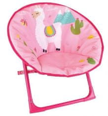 TWM Moonchair Vysoká židle Lola Lama 52 x 48 x 46 cm růžová