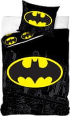 TWM Povlak na přikrývku Batman junior 65 x 65 cm černá bavlna