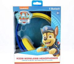 TWM Sluchátka Paw Patrol Chase bluetooth junior 85 dB modrá