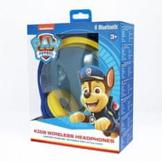 TWM Sluchátka Paw Patrol Chase bluetooth junior 85 dB modrá