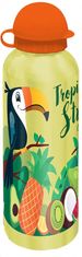 TWM Juniorská láhev na pití Tropical Style 500 ml žlutá hliníková