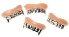 TWM Grillz zuby 7 cm stříbrné