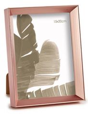 TWM fotorámeček 15 x 20 cm dřevěný růžový/hnědý