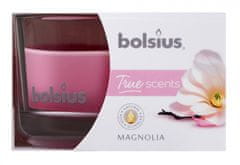 TWM Vonná svíčka True Scents Magnolia 8 cm sklo / růžový vosk