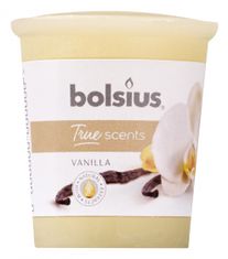 TWM Vonná svíčka True Scents Vanilka 4,5 cm, bílý vosk