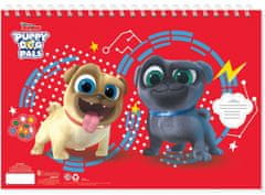 TWM sešit na kreslení Puppy Dog Pals 33 cm, červený papír