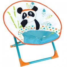 TWM Moonchair Vysoká židle Panda 52 x 48 x 46 cm oranžová / modrá