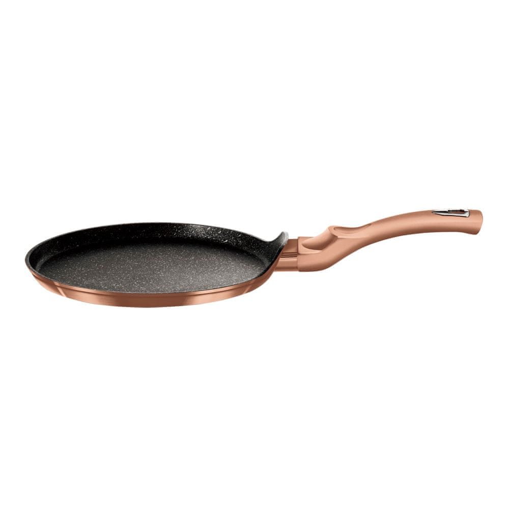 Berlingerhaus Pánev na palačinky s mramorovým povrchem 28 cm Rosegold Metallic Line