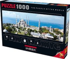 AnaTolian Panoramatické puzzle Mešita sultána Ahmeda, Istanbul 1000 dílků