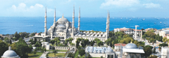 AnaTolian Panoramatické puzzle Mešita sultána Ahmeda, Istanbul 1000 dílků