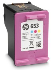 HP 653 tříbarevná - originální náplň (3YM74AE)