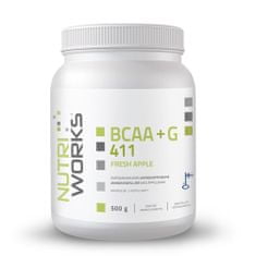 NutriWorks BCAA + Glutamin 4:1:1 500 g - fresh fruit 