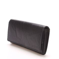 Bellugio Dámská kožená peněženka černá Bellugio Italy