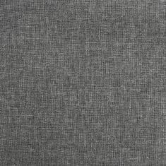 Vidaxl Houpací křeslo tmavě šedé textil