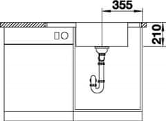 Blanco ANDANO XL 6S-IF Compact dřez vestavný/do roviny hedvábný lesk nerez 523 002 - Blanco