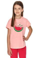 TARO Dívčí pyžamo 2710 Valentina pink, růžová, 122