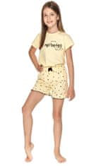 TARO Dívčí pyžamo 2706 Misza yellow, žlutá, 122