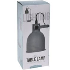 Home&Styling Stolní lampa v loftovým stylu, šedý, výška 42 cm