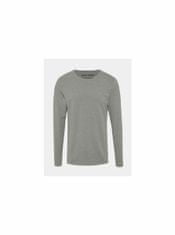 Jack&Jones Šedé pánské triko s dlouhým rukávem Jack & Jones Basic M