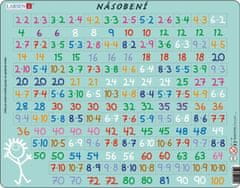 LARSEN Puzzle Matematika: násobení 81 dílků