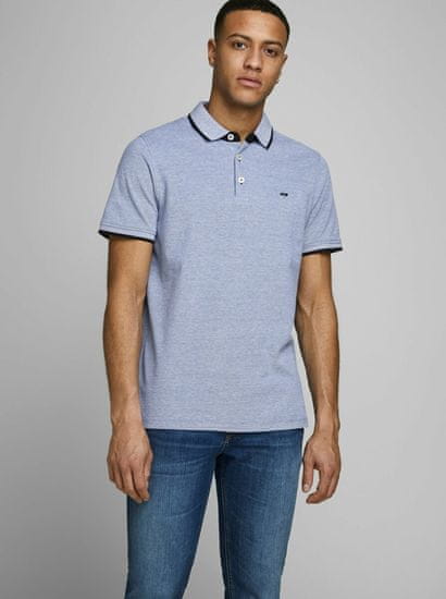 Jack&Jones Světle modré polo tričko Jack & Jones Paulos