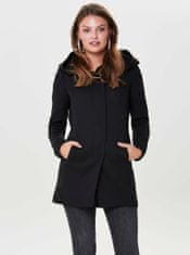 ONLY Černý dámský lehký kabát s kapucí ONLY Sedona XS