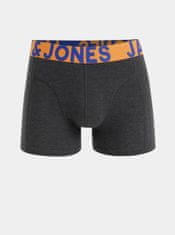 Jack&Jones Sada tří boxerek v černé, modré a šedé barvě Jack & Jones S