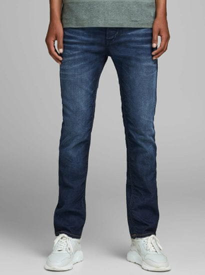 Jack&Jones Tmavě modré slim fit džíny Jack & Jones Tim