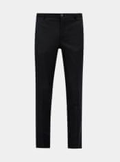 Jack&Jones Černé oblekové slim fit kalhoty s příměsí vlny Jack & Jones Solaris 50