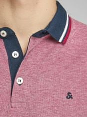 Jack&Jones Červené polo tričko Jack & Jones Paulos XXL