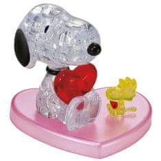 HCM Kinzel 3D Crystal puzzle Zamilovaný Snoopy 34 dílků