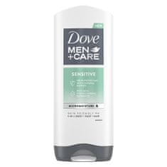 Dove Pánský sprchový gel na tělo, obličej a vlasy Men+Care Sensitive (3 in 1 Shower Gel) (Objem 250 ml)