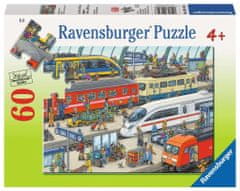 Ravensburger Puzzle Železniční stanice 60 dílků