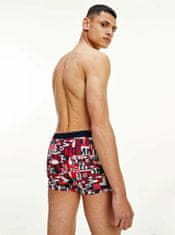 Tommy Hilfiger Modro-červené vzorované boxerky Tommy Hilfiger Underwear S