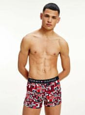 Tommy Hilfiger Modro-červené vzorované boxerky Tommy Hilfiger Underwear S