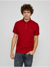 Tommy Hilfiger Červené pánské polo triko Tommy Hilfiger 1985 Slim Polo M