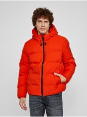 Tommy Hilfiger Červená pánská prošívaná bunda Tommy Hilfiger Motion Hooded M