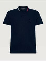 Tommy Hilfiger Tmavě modré pánské polo tričko Tommy Hilfiger M