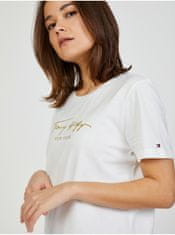 Tommy Hilfiger Bílé dámské tričko Tommy Hilfiger XS